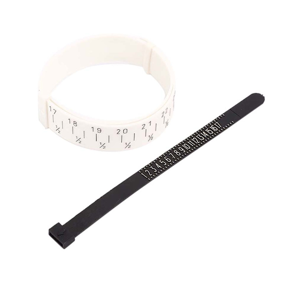 2 set Finger Handled Measuring Tool Ring Bracelet Sizer Jewelry Making Measuring Tool
