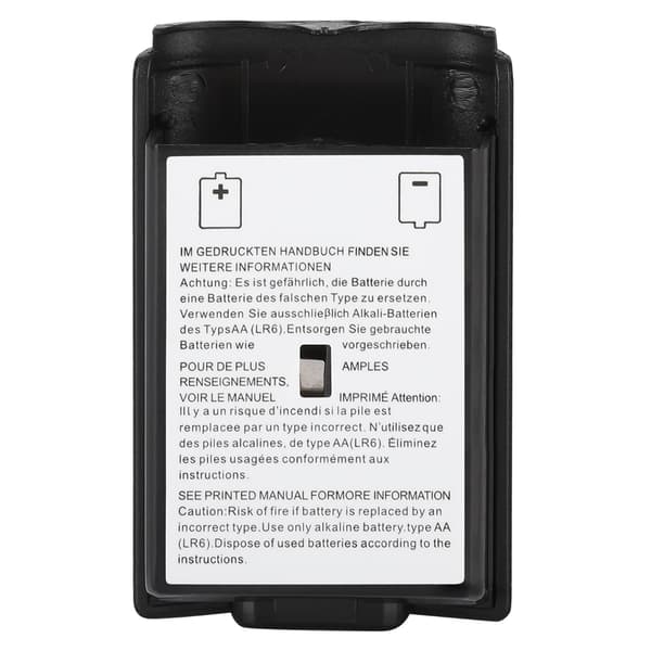 Universal udskiftningsbatteri-etui-sæt til XBOX 360-controllere (sort, 5 stk)