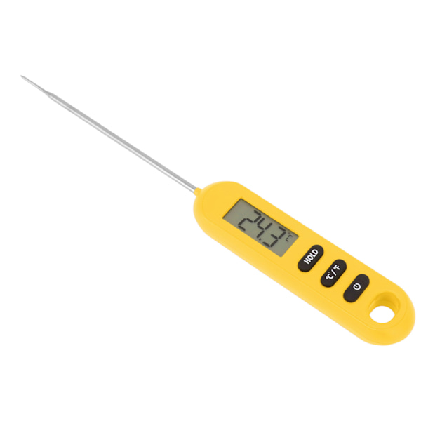 Köttmattermometer Snabblästermometer Digital Matlagning Kök Grilltermometer med lång sond Orange