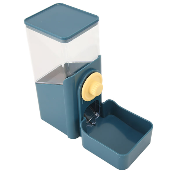 Pet Auto Gravity Feeder Automatisk stor kapacitet Läcksäker Pet Feeder Station för katthund mörkblå