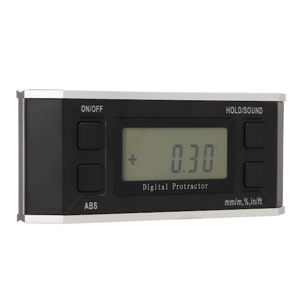 4x90° Digital Protractor LCD Electronic Inclinometer Angle Level Finder Level Angle Meter Angle Measuring Tool No Magnetic No Backlight