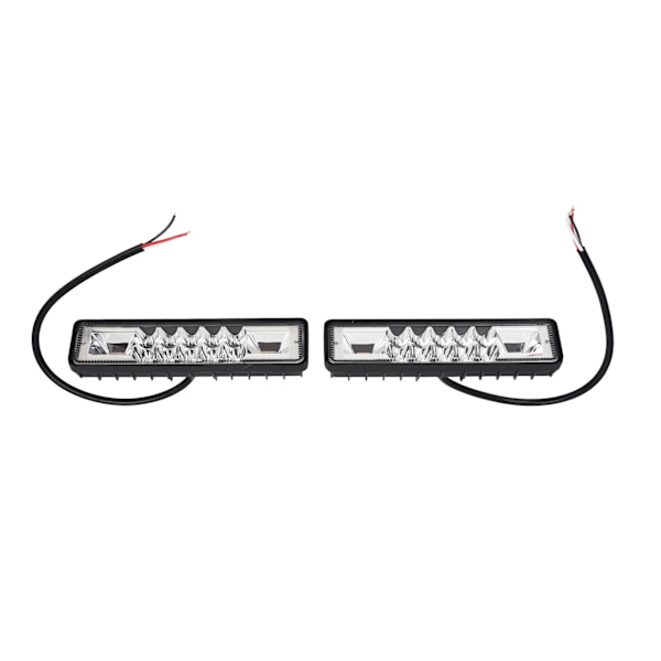 LED Arbejdslys 12‑85V 48W Hvid Gul Lysfarve IP67 Vandafvisende Fleksibel Forlygte Kørelygter til Offroad Truck Traktor Båd