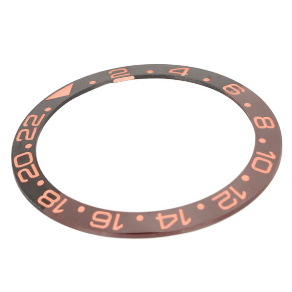 Klocka Keramisk bezel Insert Replacement Protective Watch Bezel Insert Accessory Black Rose Red 1.5in