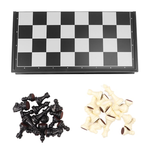 Magneettinen shakkilauta selkeällä kuviolla, kannettava suuri shakki taittuva pelimatkailua varten 13 X 13 tuumaa
