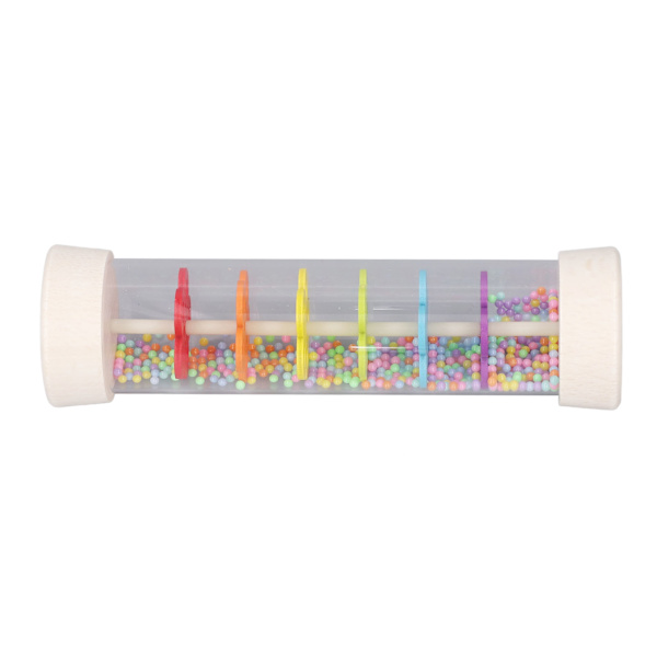 Regnmakare Rain Stick Leksak Trä Färgglad Musikutbildning Rain Stick Shaker för Hemma dagis L