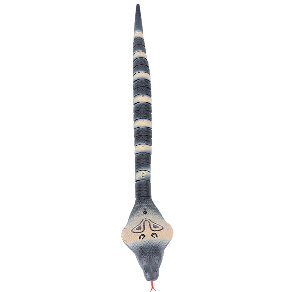 Cobra-kaukosäädin teleskooppinen kieli ja käärmeenmunat USB-lataus Wacky Toy (Raidat)