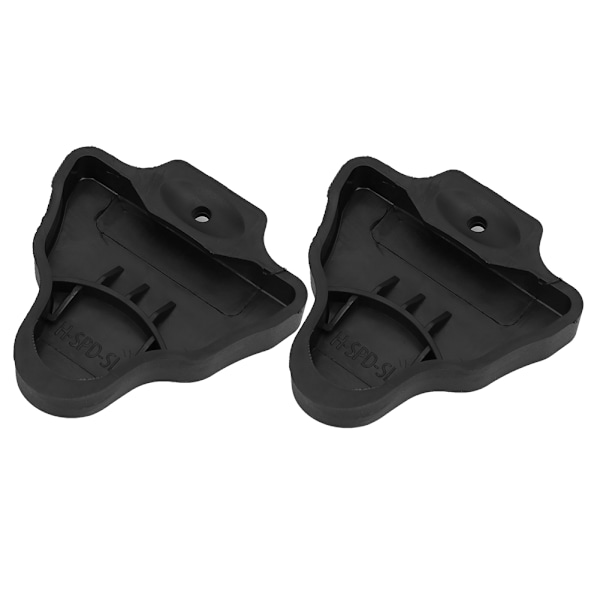 Et par gummi svarte sykkelpedal cleats beskyttere beskyttende deksel sykkeldeler kompatibel for SPD-SL