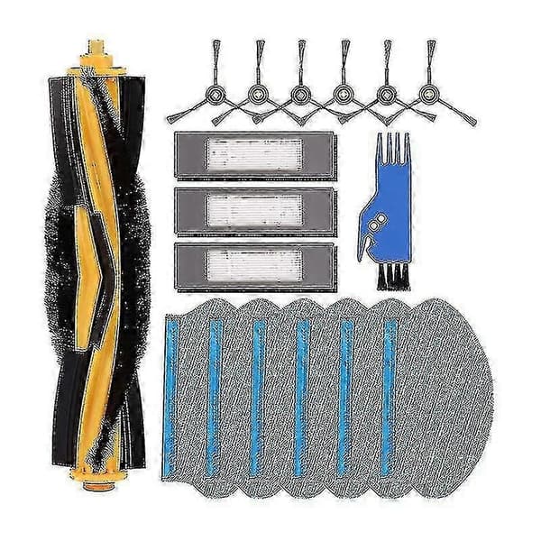 Rullebørste Filter Moppepude Kompatibel med Ecovacs Deebot Ozmo 920 950 T5 Robot