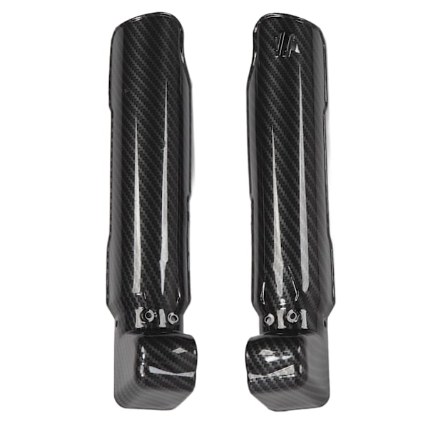 2 ST Stødabsorberbeskyttelse Kulfibermønster Motorcykel Gaffelbeskyttelse Protector Udskiftning til SurRon Light Bee X S