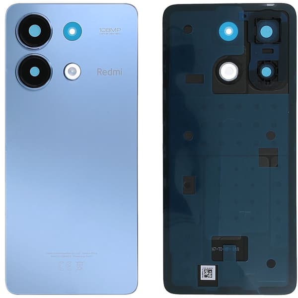 Kompatibel med Xiaomi Redmi Note 13 Nfc Bakdeksel - Blå 100