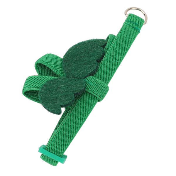 Papukaija valjaat Säädettävät joustavat purennankestävät Ergonomiset lemmikkilintujen valjaat Vetohihna söpöillä siivillä S vihreä