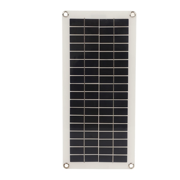 Solpanel 10W polykrystallinsk silicium Dobbelt USB-udgang til motorcykler Båd Traktor Trailer Lastbil Plæneklipper RV 10A Controller