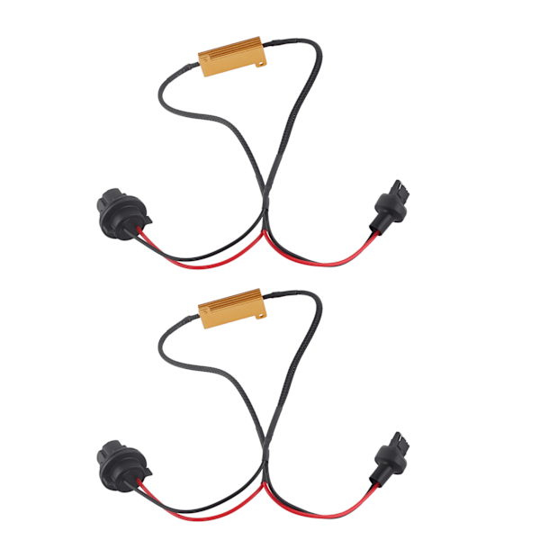 7440 T20 50W8RJ Hyper Flash Fix Fejlfri Ledningsadaptere Til LED Blinklys