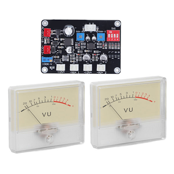 High Accuracy Power Amplifier VU Meter Preamplifier Audio Level Meter with Driver Board
