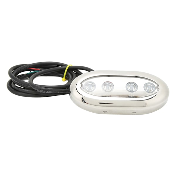 Marine undervattens LED-ljus DC 12V-24V IP68 Vattentät Universal Passform för båt Yacht Waterside RGB 8W