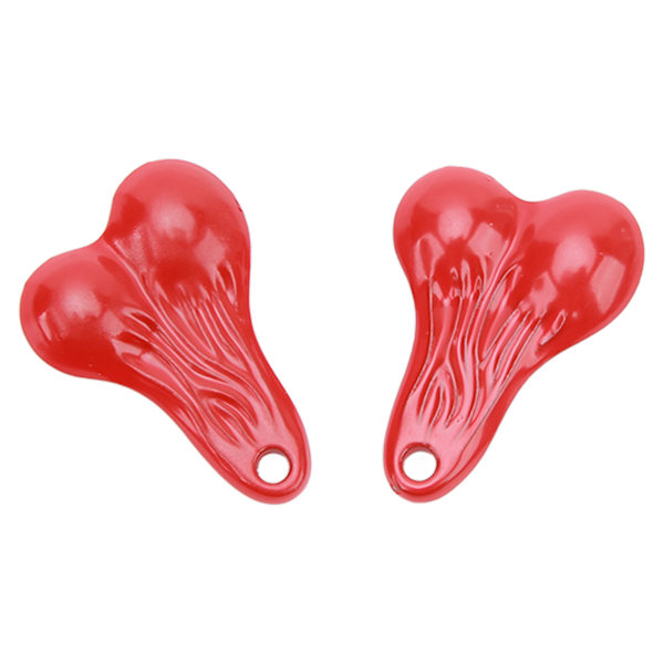 2st RC Bumper Ball Bull Nut Zinklegering Hängande kulmuttrar för Traxxas SCX24 FX24 Red