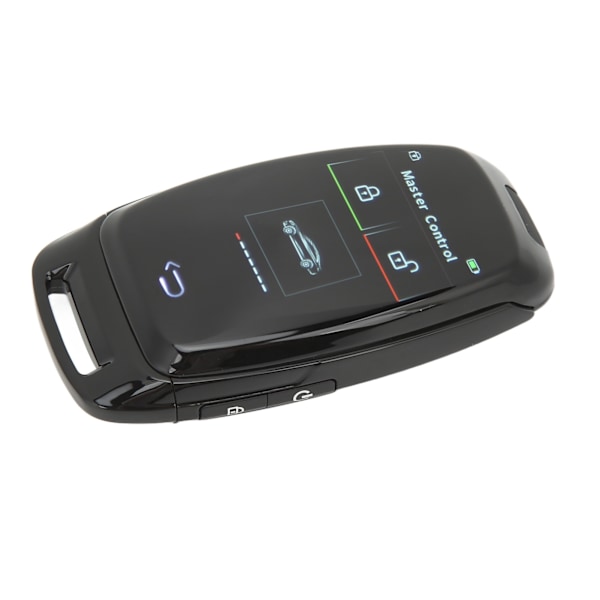 Bilsmart LCD-nøkkel Berøringsskjerm Bluetooth 5.0-tilkobling Nøkkelfri inngang Glatt berøring for en-knapps startmodeller Svart