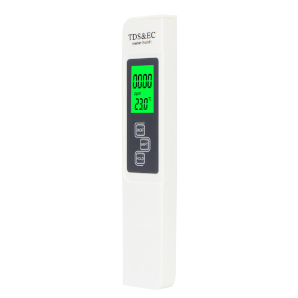 Multifunktionel Vandkvalitetstester TDS/EC/TEMP Akvarium Drikkvand Monitor Pen