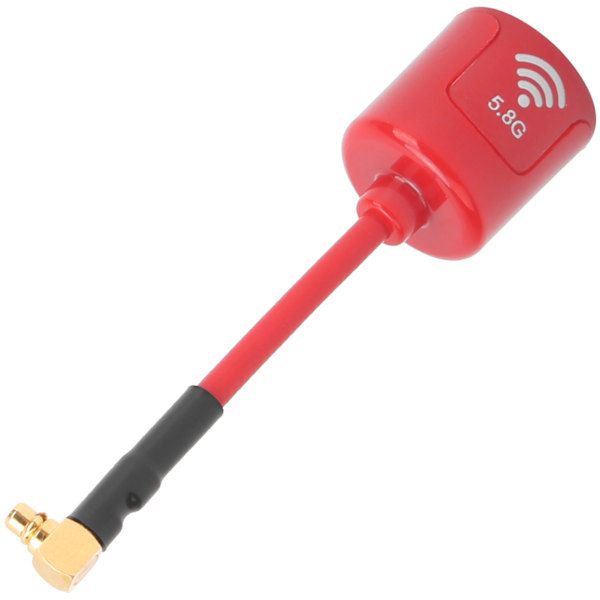 5.8Ghz MMCX 2.8dbi RHCP Høj Gain Lang Antenne til FPV Racing Drone RC Dele Rød Vinkel