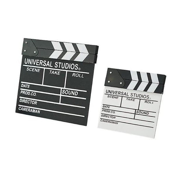 Film Film Clapboard Hollywood Clapper Board Träfilm Film Clapboard Tillbehör