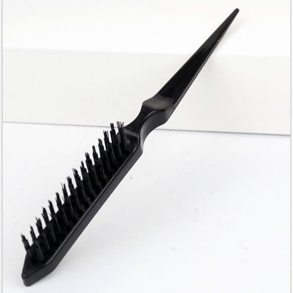 Professionelle hårbørster Kam Teasing Back Combing Hårbørste Slim Line Styling Black