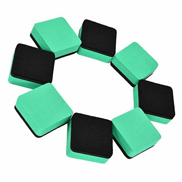 30 stk/sæt Magnetiske whiteboard viskelæder White Board Cleaner Dry Erase Marker Skolekontorsmateriale