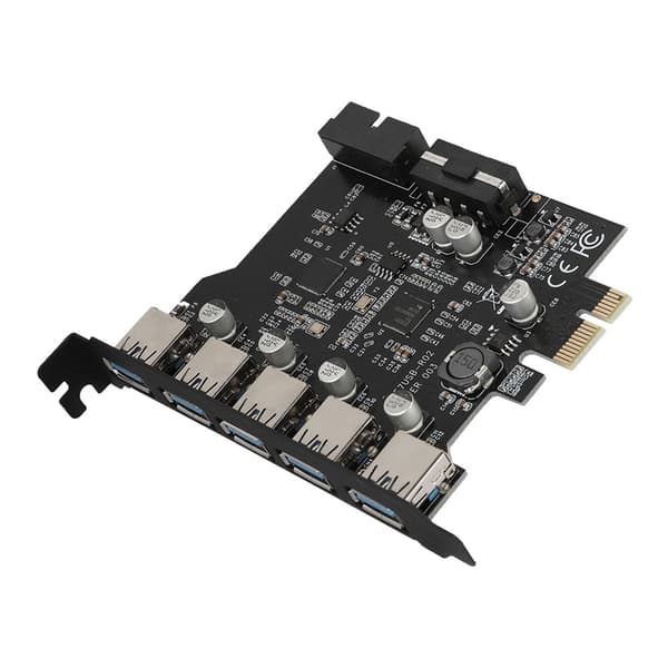 PCI-E 5-ports USB 3.0-utvidelseskort
