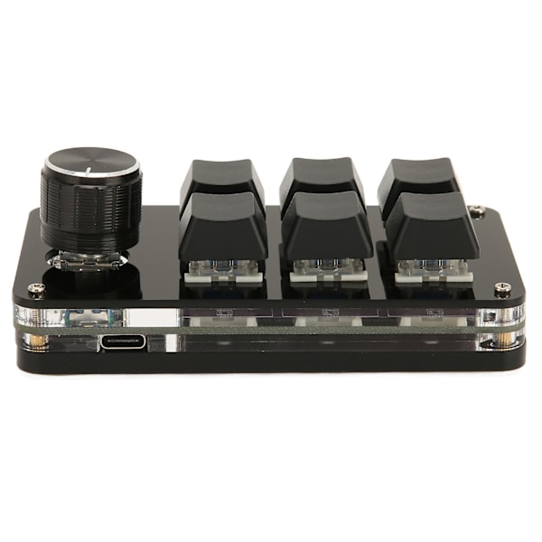 6-näppäiminen mininumeronäppäimistö pyöritettävällä USB DIY ohjelmoitava näppäimistö OSU Gaming Keyboard pelaamiseen ja toimistoon
