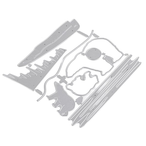Jul Metal Skærestencils Scrapbooking Prægning Stencil til Kortfremstilling Jul DIY Kort Hilsen Fotokort Dekoration