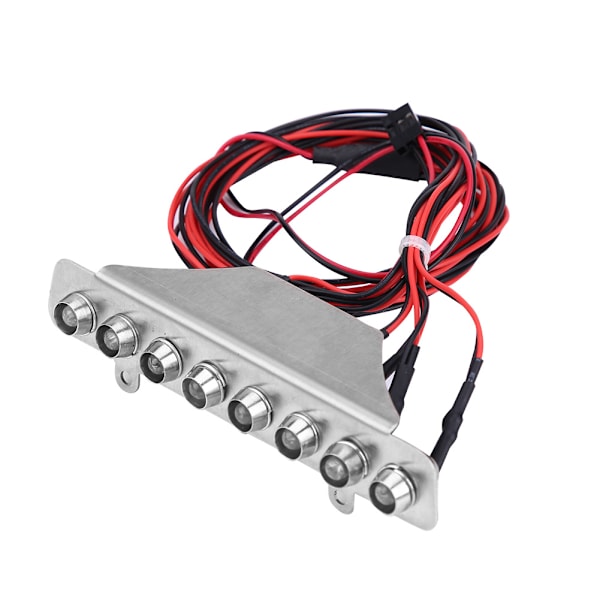 8 LED-lysdioder Light Bar Hvit Rød Baklyslampe Tilbehørsdel for TRAXXAS UDR 1/7 lastebil RC Car