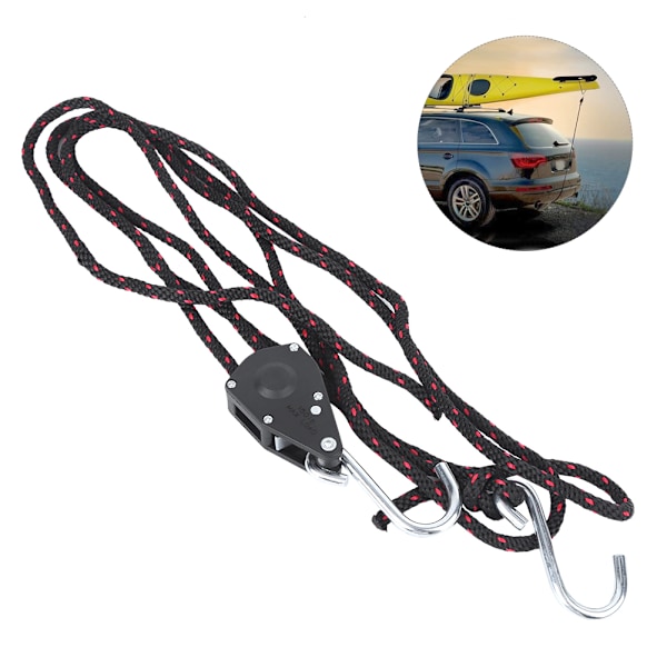 Kestävä nylon, korkea vetolujuus, Heavy Duty, turvallinen kajakin pikakiinnitys, turvavaari, tehokas kanoolihihna, tarvike