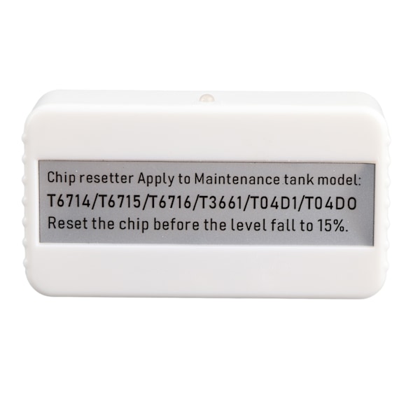 Vedligeholdelses Tank Chip Resetter ABS-hus T6714 Spildblækboks Chip Resetter til WF C8190 C8690 C869R