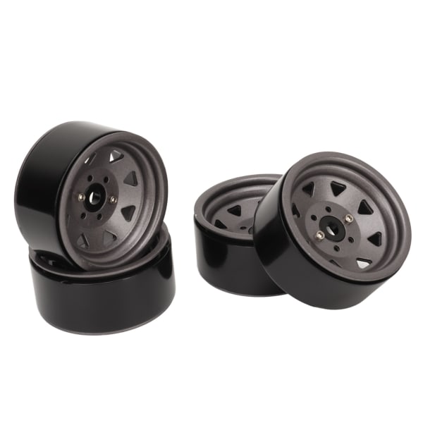 4st 1,9 tum RC-fälgar Universal Fit Stark stöd 8-ekrar hjulfälgset för Axial SCX10 II SCX10 III Titanium