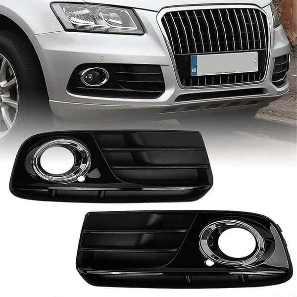 8R0807681M 8R0807682J Frontfanger, nedre nettinggrill, frontfangerstang, tåkelysdeksel, bil for Q5 2013-2015 black