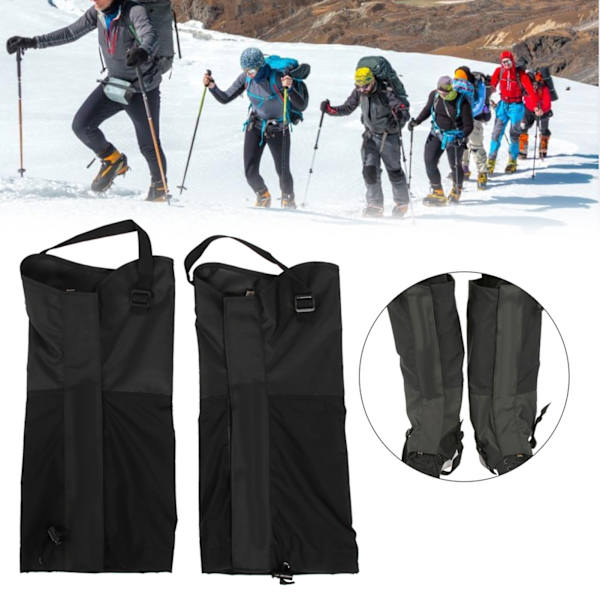 Vattentät, justerbar bendamasker Outdoor Sho Cover Legging Snow Protection Guard