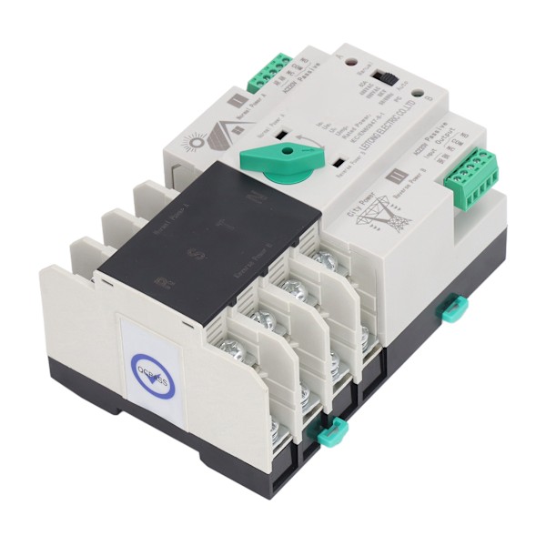 Dual Power Automatisk Transfer Switch 4P Millisecond Circuit Fast Controller PV till nät AC220V 80A