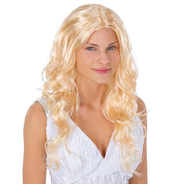 tectake Peruk Ängel Blond Yellow Gul