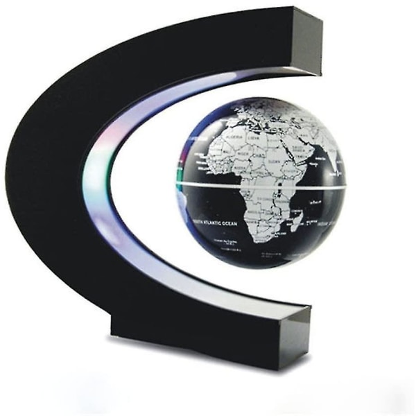 Flytande klot, LED-lampa Desktop Dekoration Världskarta