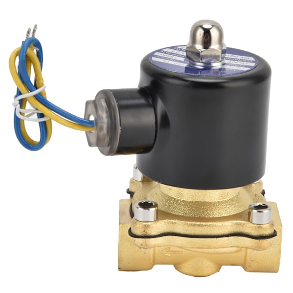 2W‑160‑15 G1/2 magneettiventtiili Messinki Normaalisti suljettu sähkömagneettinen venttiili vedelle Ilmalle Kaasulle AC220V