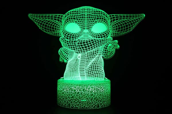 3D Illusion Star Wars Natlampe 16 Farveskiftende Natlampe