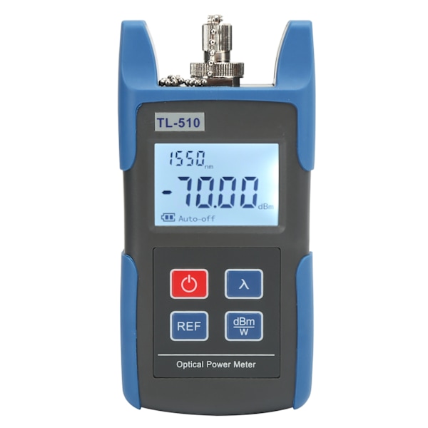 TL510 optisk effektmätare Hög noggrannhet optisk effektdetektor Mätinstrument 70~+10dBm