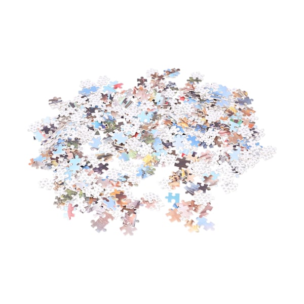 1000 Bitar Pussel Återvunnen Kartong Kreativ Underhållning Pussel Djup Skog Djur Jigsaw Gåva