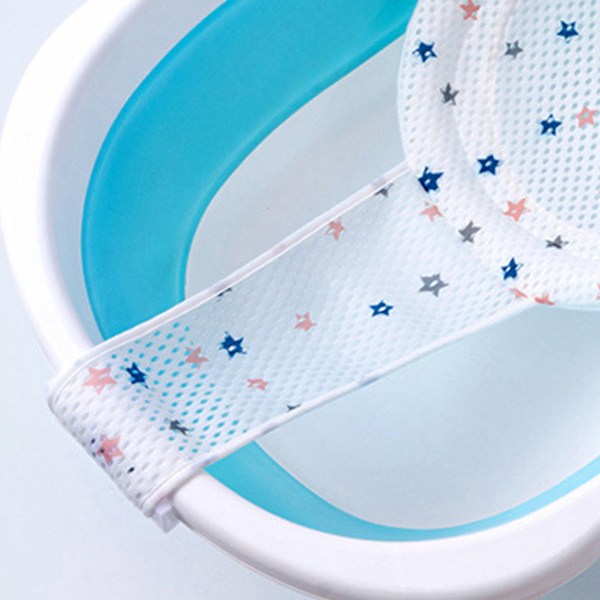 Babybade-net Skridsikker mesh Behagelig babybade-sitsstøttenet med 5 sikkerhedsstøttehjørner til Baby Newborn Star