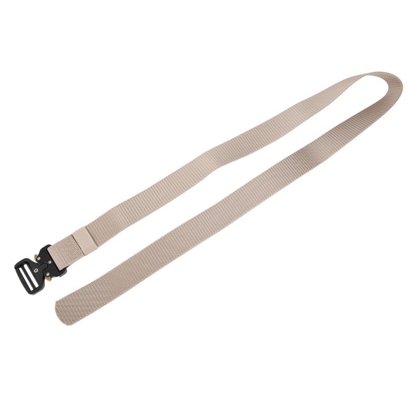 Förtjockat 3,8 cm legering nylon utomhus multifunktion taktik bergsklättring träning midjebälte beige