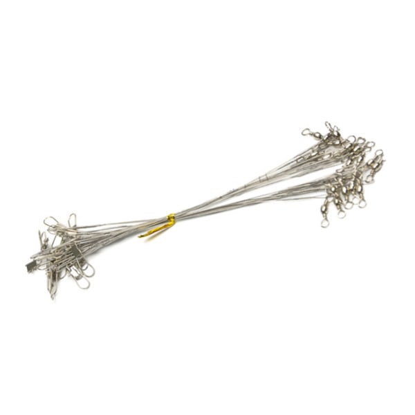 60 stk Fiskesnoreledere 15 cm 20 cm 25 cm Stål Anti-Bid Fiskeledning Ledere Fiskeudstyr Tackle Set med Snap til Saltvand og Ferskvand