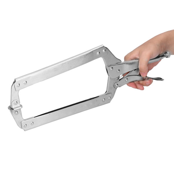 Locking Pliers C-shaped Woodworking Quick Clamp Fixing Welding Multifunction Tool 18in