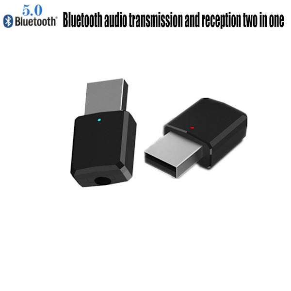 USB Bluetooth 5.0 Trådløs Lydadapter Sendermodtager 2 i 1 til TV Bærbar Computer Bil Hjem Audio System