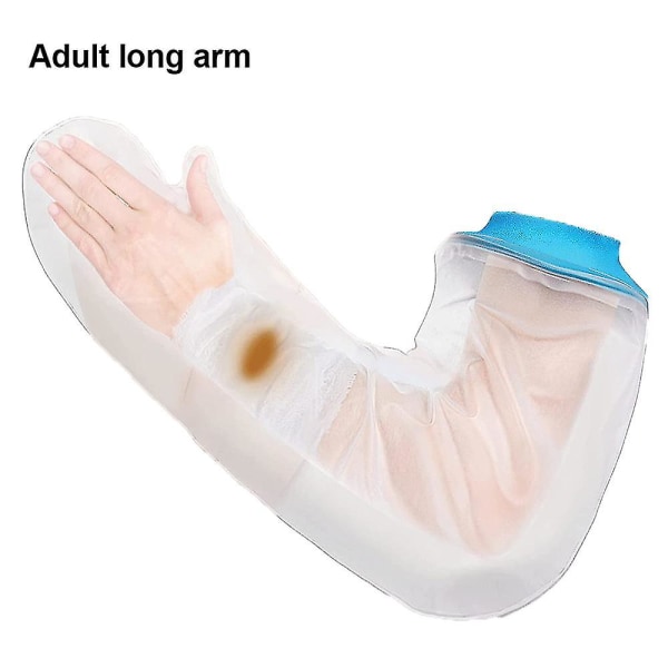 1 kpl vedenpitävä käsivarren cover suihkuun, aikuisten pitkä täysi suoja long arm