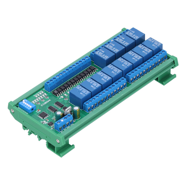 Relämodul 12 in 12 ut RS485-kort elektronisk komponent med DIN-skena N4D8C12 24V