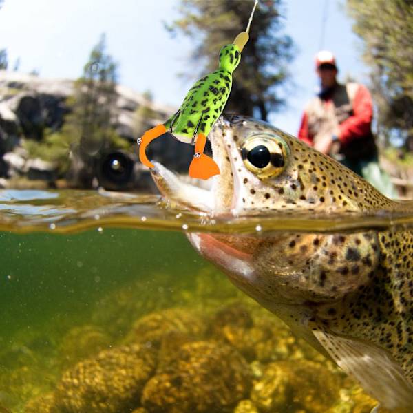 Vattenyta Artificiell Simulering Ankfiske Lure Topwater Age med Propeller för Weever Catfish